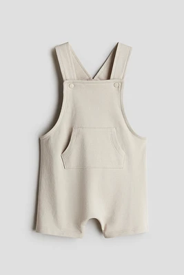 Salopette short en molleton