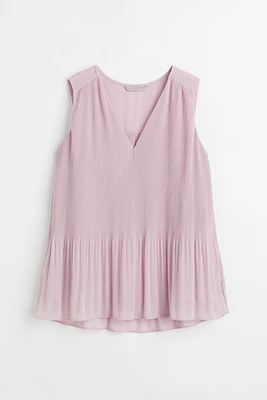 Pleated Chiffon Top