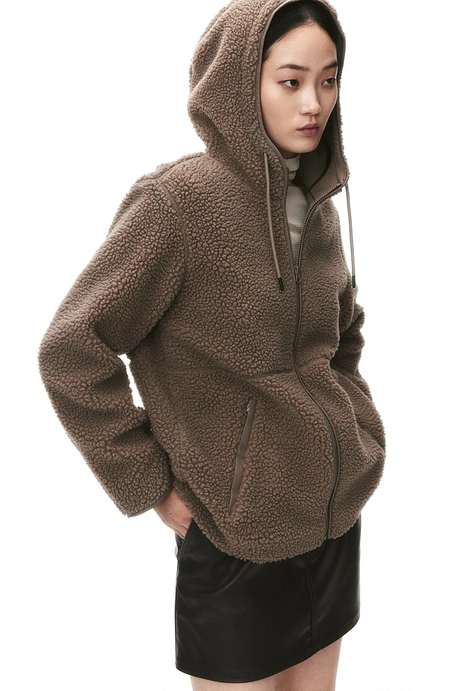 Hooded Teddy Fleece Jacket