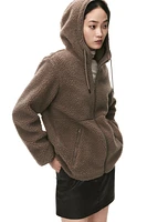 Hooded Teddy Fleece Jacket