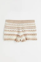 Crochet-look Shorts