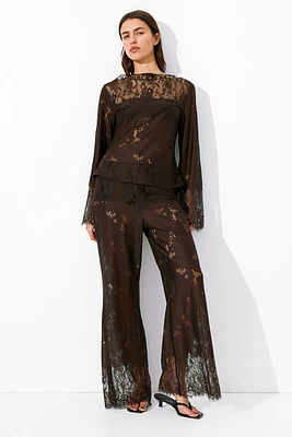 Bootcut Lace Pants