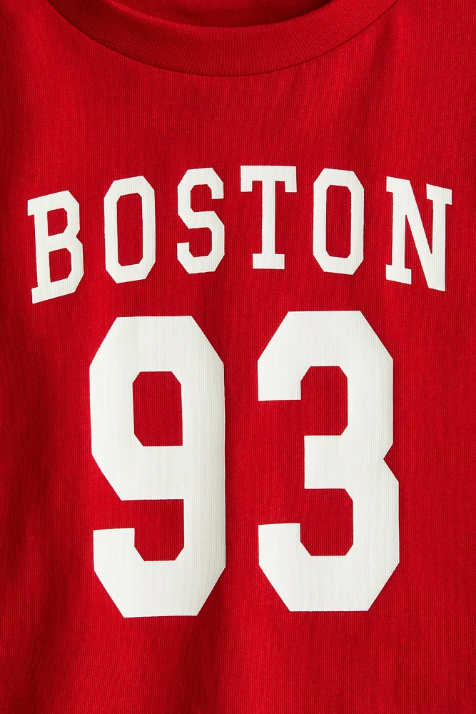 T-Shirt with Printed Motif