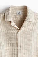 Regular Fit Textured Resort Shirt