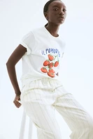 Linen-Blend Pants