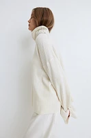 Oversized Turtleneck Sweater