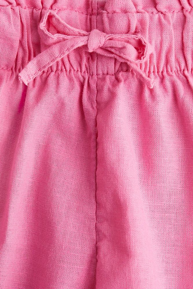 Short en lin mélangé