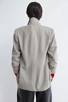 Gathered-sleeve Jacket