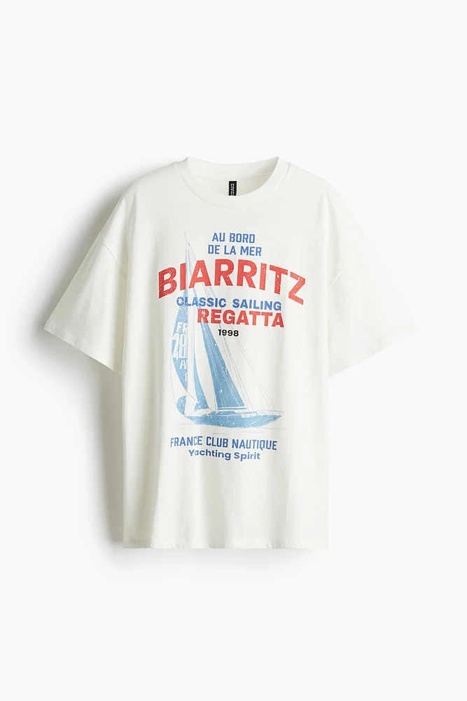 Oversized T-Shirt with Motif