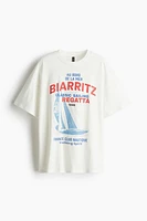 Oversized T-Shirt with Motif