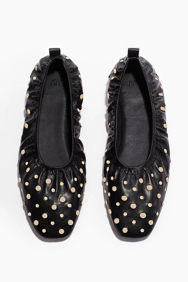 Mesh Flats With Rhinestones Stuart Weitzman Claris Ballet Flat