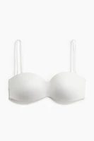 Padded Microfiber Bandeau Bra