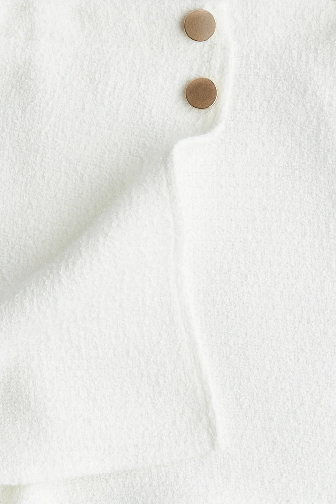 Jupe-short texturée