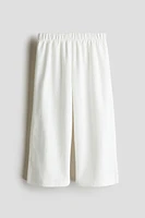 Pantalon à jambes larges en jersey