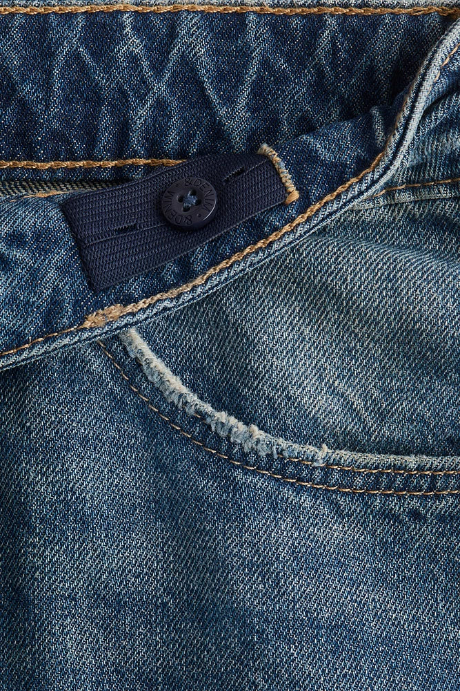 Short ample en denim