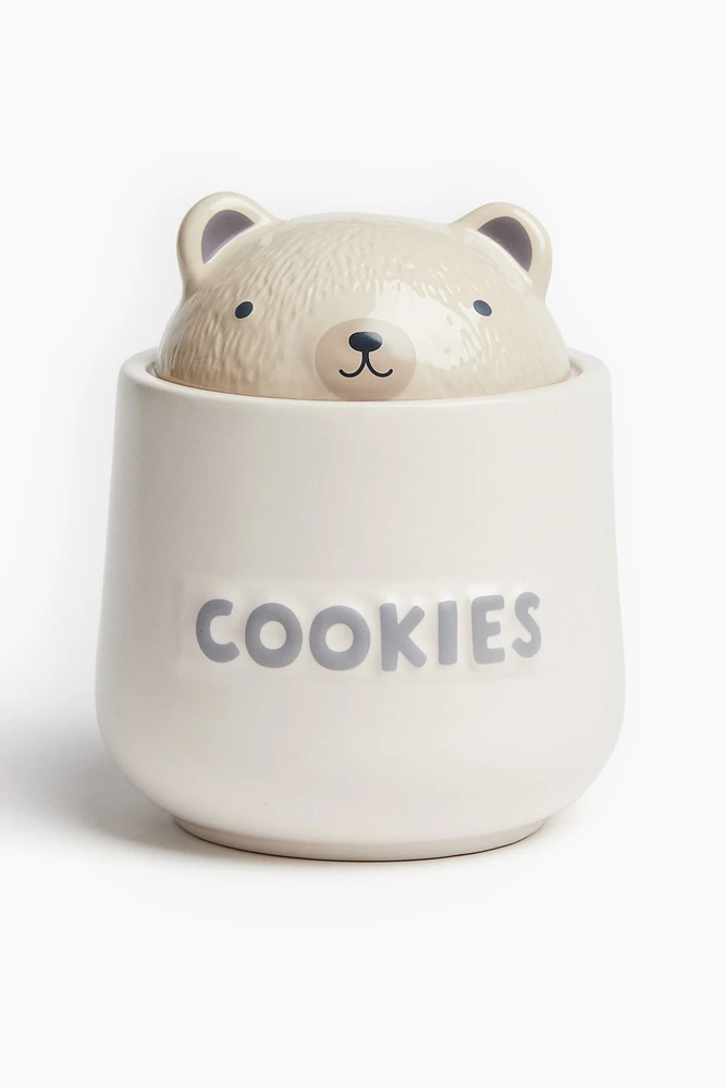 Stoneware Cookie Jar