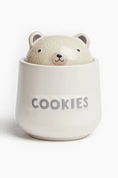 Stoneware Cookie Jar