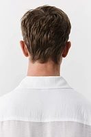 Regular Fit Textured resort shirt