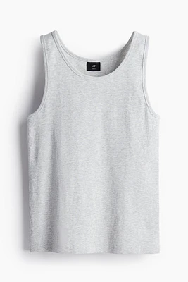 Slim Fit Ribbed Tank Top