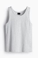 Slim Fit Ribbed Tank Top