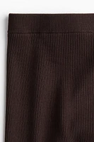 Rib-knit Pencil Skirt