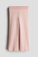 Fine-Knit Glittery Leggings