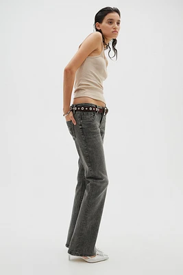 Flared Low Jeans