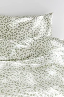 Patterned Cotton Twin Duvet Cover Set