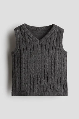 Cable-Knit Sweater Vest