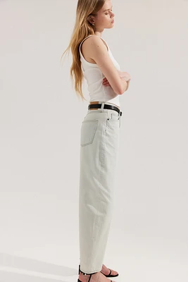 Jean Taille Haute Coupe Tonneau