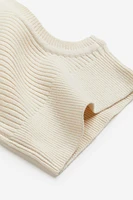 Rib-knit Balaclava