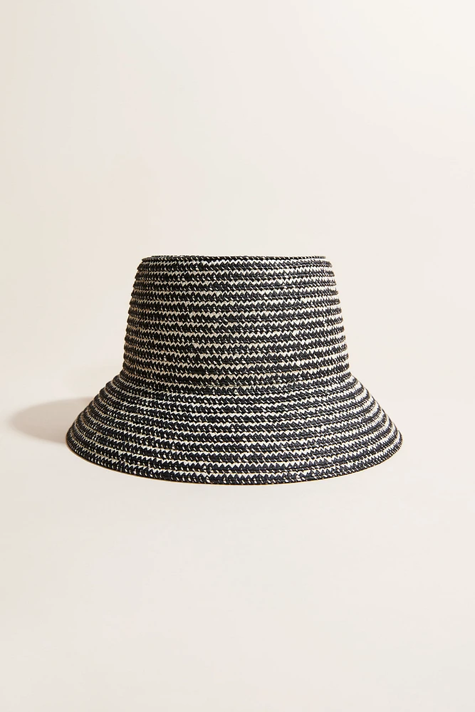 Straw Bucket Hat