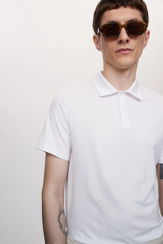 Slim Fit Lyocell Polo Shirt