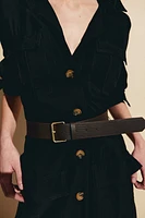 Belted Utility Dress