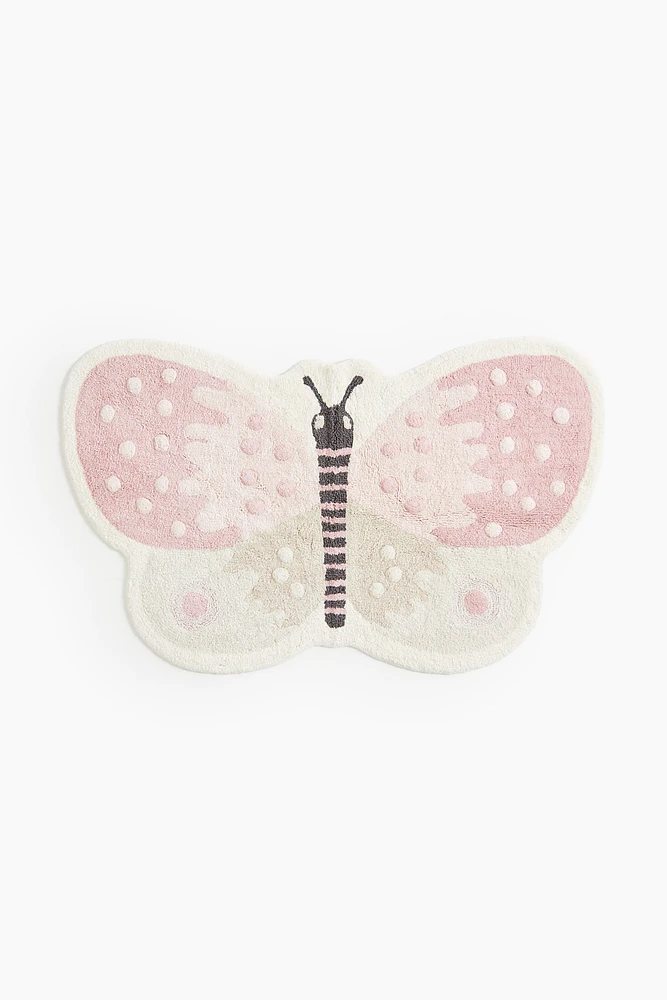 Butterfly-Shaped Rug