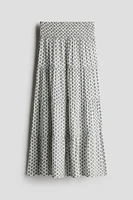 Smocked Tiered Skirt