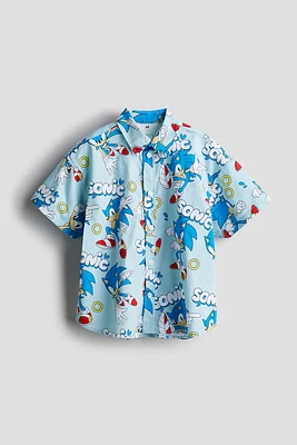 Patterned Cotton Shirt