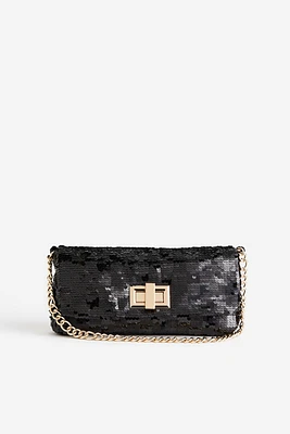 Sequined Shoulder Bag