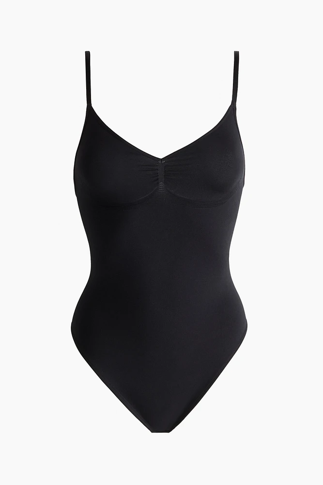 Stretchy & Sculpting Firm Shape Thong Bodysuit