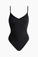 Stretchy & Sculpting Firm Shape Thong Bodysuit