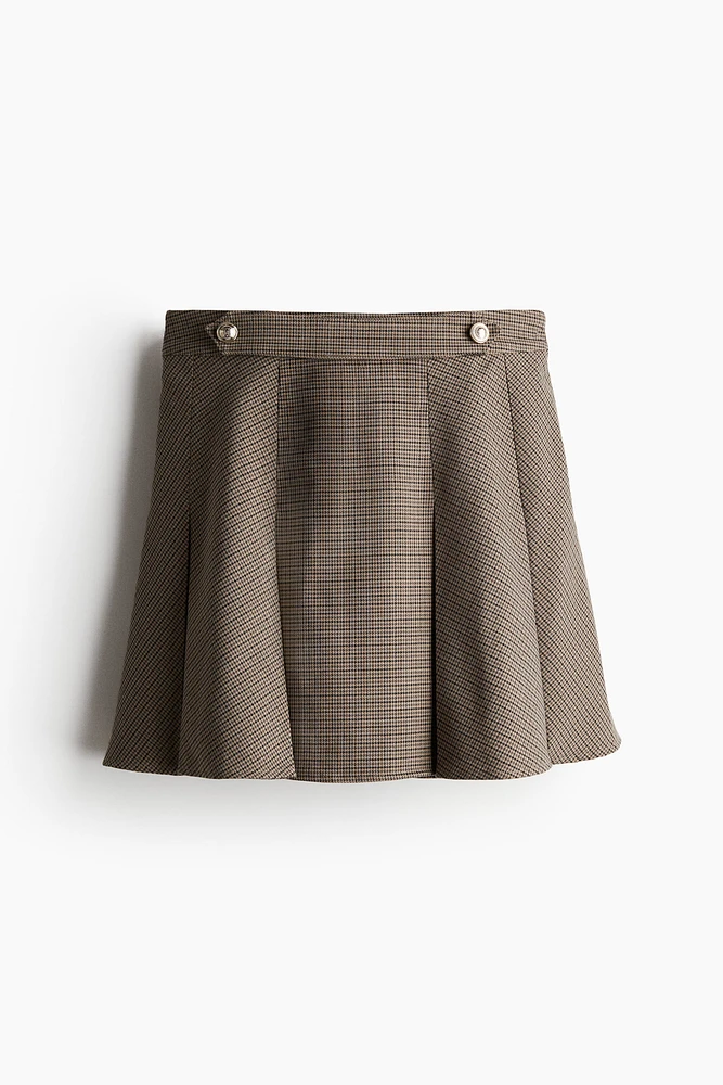 Pleated Mini Skirt