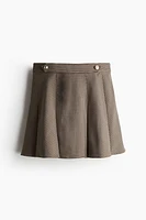 Pleated Mini Skirt