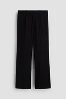 Bootcut Wool-Blend Pants