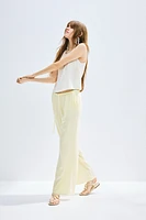 Pantalon droit avec cordon de serrage