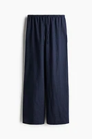 Linen Drawstring Pants