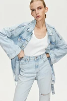 Jean Taille Très Haute Longueur Cheville