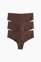 3-pack Invisible Cheeky Hipster Briefs