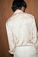 Regular Fit Satin Shirt