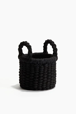 Panier de rangement en jute
