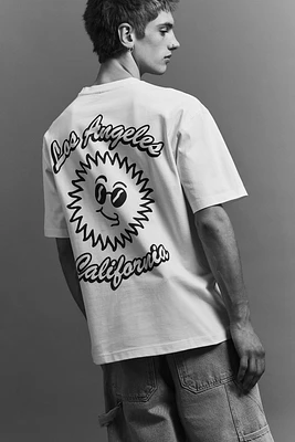 T-shirt imprimé Coupe Flottante